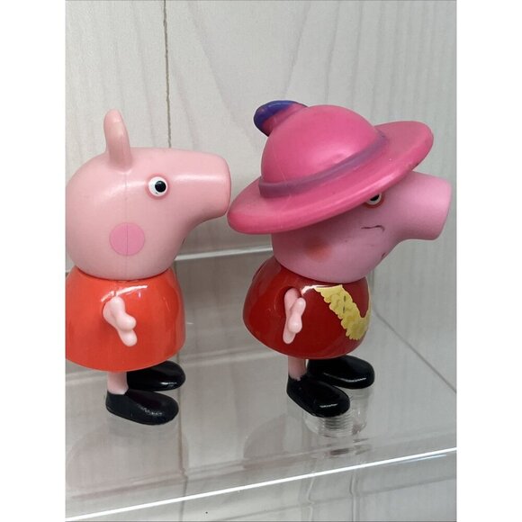 Peppa Pig Family Set Daddy Peppa George Mummy Tourist Figures Cake Topper’s x 5 - Picture 5 of 16
